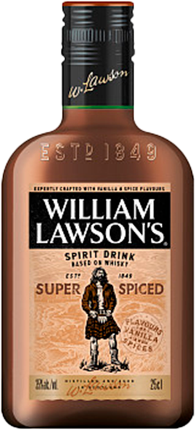 Уильям Лоусонс Супер Пряный спиртной напиток на основе виски 0.25 л