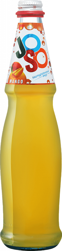 Напиток безалкогольный сильногазированный пастеризованный Джосо Манго 0.5 л