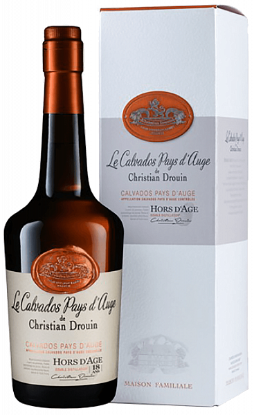 Calvados Hors d'Age 18 Years Old Pays d'Auge AOC Christian Drouin (gift box), 0.7 л