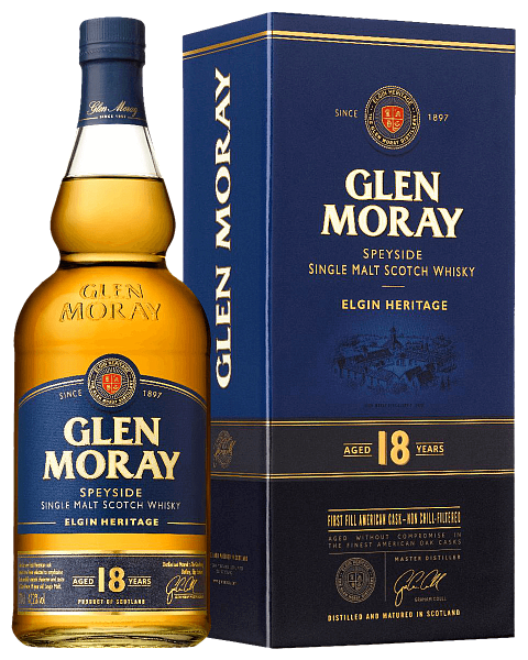 Glen Moray Elgin Heritage 18 Y.O. Single Malt Scotch Whisky (gift box), 0.7 л