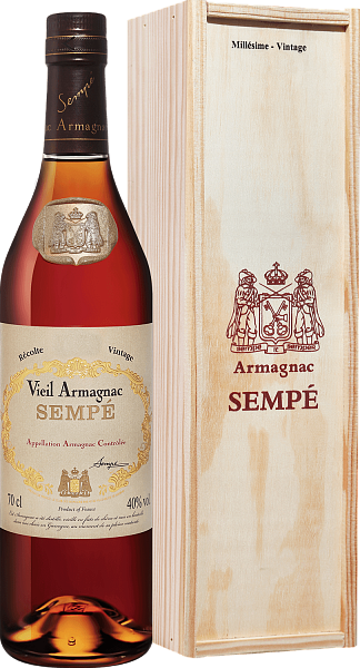 Sempe Vieil Vintage 1967 Armagnac AOC (gift box), 0.7 л