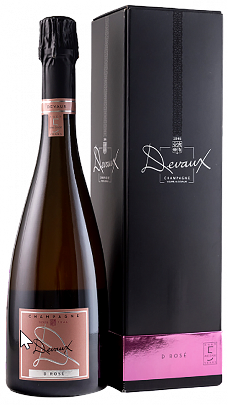 Дево Д Розе Брют Шампань AOC в подарочной упаковке 0.75 л