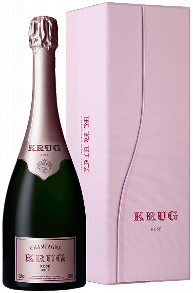 Игристое вино Krug Rose Brut Champagne AOC (in gift box), 0.75 л