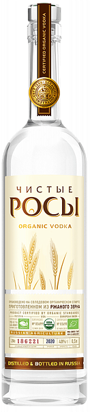 Vodka Chisti Rosi from Rye Grain, 0.7 л