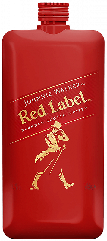 Джонни Уокер Рэд Лэйбл Блендед купажированный виски в пластиковой бутылке 0.2 л