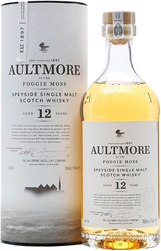 Олтмор 12 лет Спейсайд солодовый шотландский виски в подарочной упаковке 0.7 л