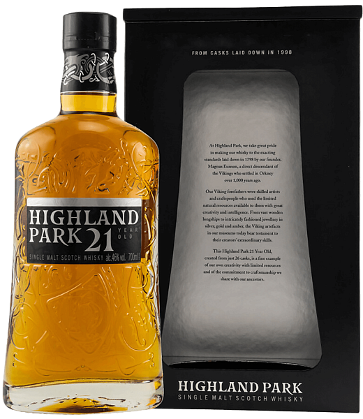 Highland Park 21 Years Old Single Malt Scotch Whisky (gift box), 0.7 л