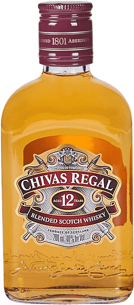 Chivas Regal 12 y.o. blended scotch whisky, 0.2 л