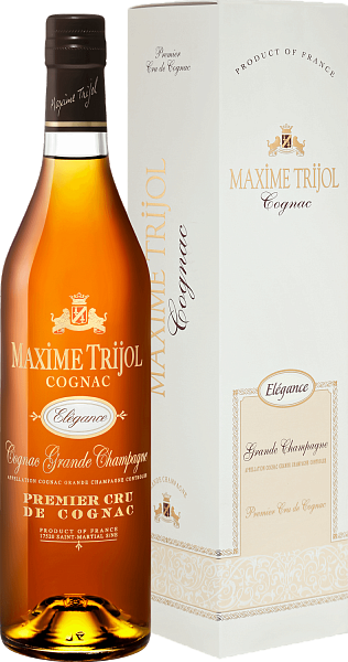 Maxime Trijol Cognac Elegance Grande Champagne Premier Cru (gift box), 0.7 л
